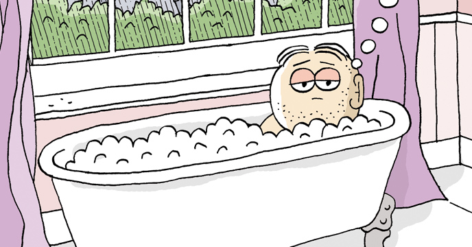 Katz & Goldt | Der Nachteil großer Badezimmer in Paris