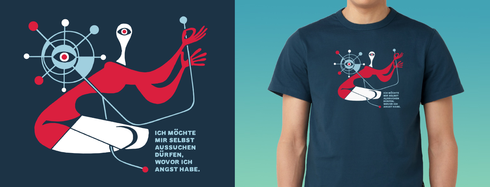 Ich möchte mir selbst aussuchen dürfen, wovor ich Angst habe - Rumpfkluft | T-Shirt-Kollektion von Katz & Goldt