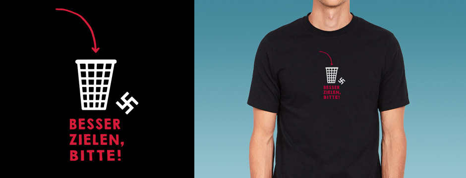 Besser zielen, bitte - Rumpfkluft | T-Shirt-Kollektion von Katz & Goldt