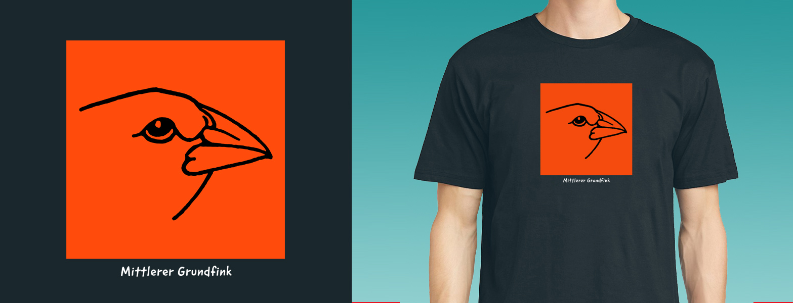 Mittlerer Grundfink - Rumpfkluft | T-Shirt-Kollektion von Katz & Goldt