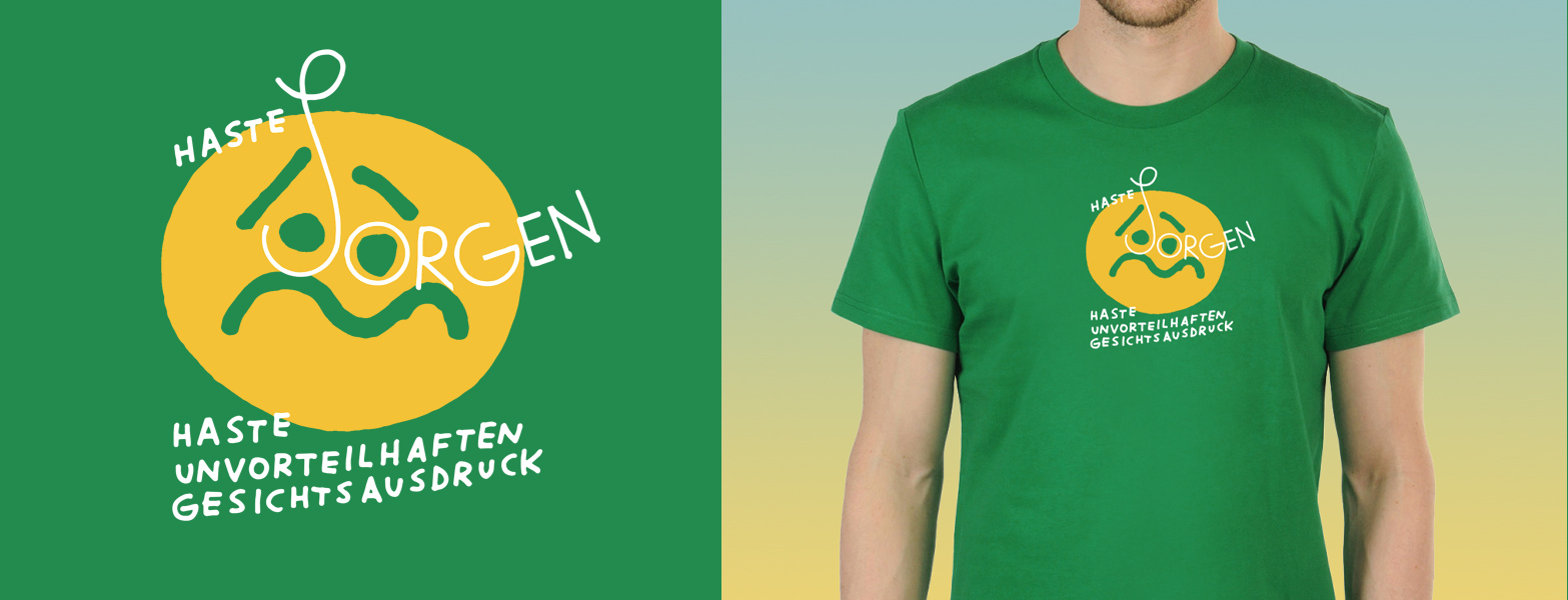 Haste Sorgen, haste unvorteilhaften Gesichtsausdruck - Rumpfkluft | T-Shirt-Kollektion von Katz & Goldt