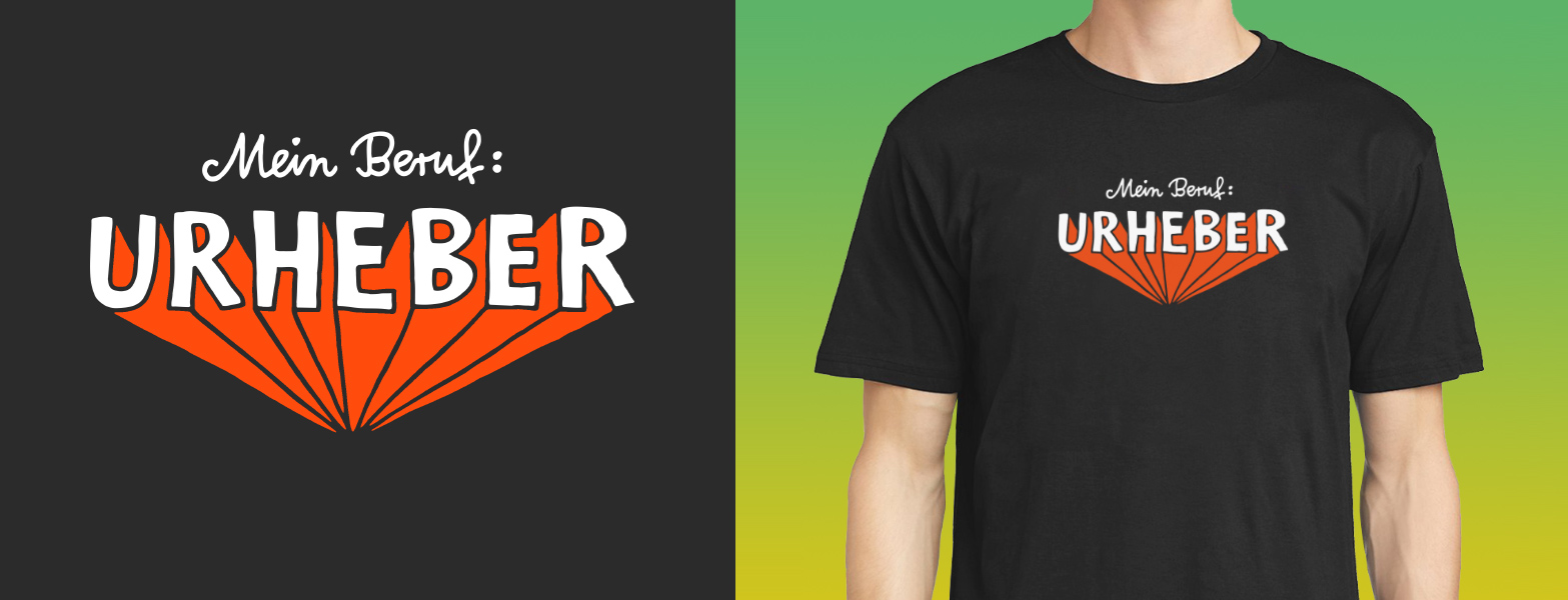 Mein Beruf: Urheber - Rumpfkluft | T-Shirt-Kollektion von Katz & Goldt